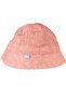 Girl's Coral Leaf Patterned Fedora Hat 1-3 Years - 5