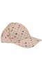 Girl's Salmon Colored Heart Patterned Hat 4-8 Years - 4