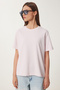 Basic Cotton Knitted T-Shirt Pink Lus0094 - 3