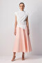GREATED SATIN SKIRT - 3