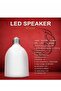 مصباح LED مع مكبر صوت أبيض - 2