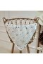 Unisex White Yellow Gazelle Patterned Polka Dot Muslin Blanket - 3