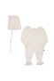 Baby Girl Ecru Scalloped Lace Beret Jumpsuit 0-3 Months - 5