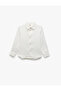 Long Sleeve Classic Collar Linen Shirt