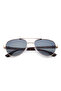Polarized Sunglasses Gold Frame Gradient G15 Mirror Lens 60mm - LC1201C02 - 5