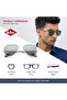 Polarized Sunglasses G15 Frame Gold Mirror Lens 47mm - LC1220C03 - 8