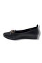 Oxygen 3062-25 Leather Stone Ring Buckle Anatomical Women's Ballerinas - 3