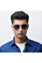 Polarized Sunglasses Gradient Grey Frame Silver Mirror Lens 47mm - LC1220C01 - 6