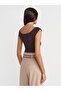 31775 Lace Detailed Off-The-Shoulder Top-Dark Brown - 2