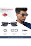Pc Sunglasses Clear Frame Grey Mirror Lens 62mm - LC1208C02 - 8