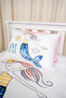 Girl's Room Sea Patterned Total 2 Piece Single Duvet Cover Set - 3