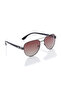 Polarized Sunglasses Grey Frame Gradient Brown Mirror Lens 60mm - LC1201C03 - 4
