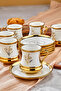 6-Person 180 ml Porcelain Tea and Coffee Cup Set Ckr3460 - 3