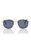Polarized Sunglasses Silver Frame Grey Mirror Lens 54mm - LC1204C02