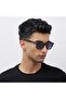 Polarized Sunglasses Gradient Grey Frame Black Mirror Lens 53mm - LC1215C01 - 7