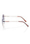 Polarized Sunglasses Gold Frame Gradient Grey Mirror Lens 59mm - LC1202C03 - 3