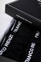 Men's 6-Piece Luxury Boxed Cotton and Stretch Fabric Boxers - Black - 4