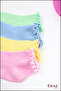 5 Pairs of Women's Bamboo Booties with Ruffles, Seamless Assortment, Gift Boxed Socks - 5