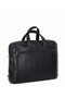 Black Leather Laptop Briefcase - 246 2 - 3