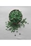 Green Color 1,2 cm Diameter Polyester Button 30 Pcs.