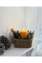 Decorative Natural Color Seagrass Square Wicker Basket Set of 3 - 3