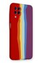 Case for Samsung Galaxy A22 Case Marbled Launch Silicone - Red-Purple Zngzr - 3