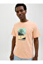 Jack Jones Jjbarbados Tee Ss Crew Neck Men's Orange Tshirt 12269416 -23 - 4