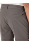 Mink Slim Fit Elastic Waist Lace up Woven Shorts 50305901-Vr052 - 6