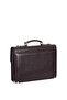 Leather Brown Classic Briefcase 228 3 - 3