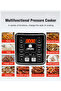10 In 1 Electric Pressure Cooker 1050 Watts Rice Cooker, 6L, 10 Smart Programs Black MES6817 - 4