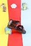 Girl Boy Child Velcro Bead Flower Detail Flexible Sole Durable Sports Sandals Slippers - 5