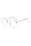 Computer Goggles with Screen Filter Gaming Working Glasses Models Thin Oval Frame Metal Light Style - 2