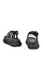 , Women's Genuine Leather Heeled Sandals 151992 Z302 Black - 3