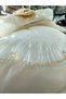 Wedding Bedspread (4-Piece Set) French Lace and Quilted High Quality Set in Bag - 6