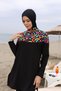 Women's 4-Piece Hijab Swimsuit Set – Athlete's Lycra, Water Repellent, Quick Dry Full Covered Swimsuit - 3