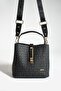 Vegan Leather Premium Product Multi-Compartment Women's Shoulder Bag Glb-2055-gq Green Combination - 5