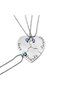 Puzzle Heart Stoned Best Friend Necklace 3 Pieces Make Brown Stylish Young Gift Necklace - 5