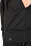 Comfort Women's Turned-Up Elastic Waist Black Trousers - 5