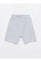 Lcw Kids Blue Crew Neck Printed Baby Boy T-Shirt and Shorts 2-Piece Set - 5