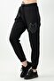 Comfort Women's Turn-Up Leg Black Trousers - 3