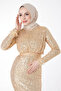 Abendkleid Beige - 23653 - 3