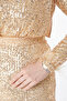 Abendkleid Beige - 23653 - 5