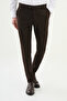 Straight Super Slim Fit Classic Men's Trousers Brown - 38302.25Y