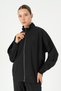 Comfort Women's Mock Neck Black Tracktop