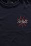 Unisex Navy Blue T-Shirt Slipknot Red Star Rock Metal Music Minimal Front Printed T-Shirt - 2