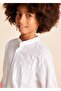 Male Child Stripe Mao Collar Long-Sleeve Shirt White 6141 - 2