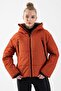 Oversized Women's Hooded Tile Coat