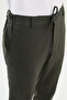 Gofreli Super Slim Fit Men's Trousers with Elastic Waistband and Drawstring Khaki - 38291.25Y - 2