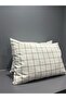 Square Cream Pattern Pillow Case 2 Pcs 50X70 - 4
