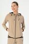 Regular Women's Hooded Light Mink Tracktop - 3